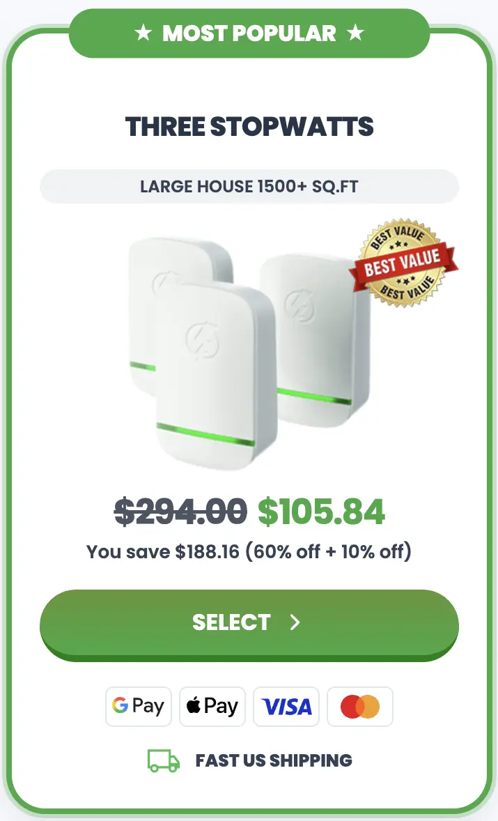 StopWatt Buy three